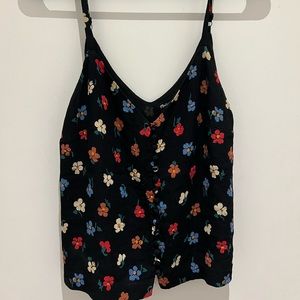 Madewell floral tank-top